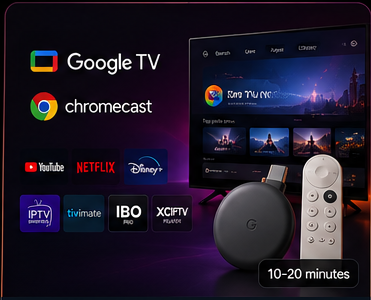 Google TV and Chromecast IPTV setup guide