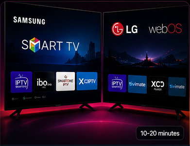 Samsung and LG Smart TV IPTV setup guide
