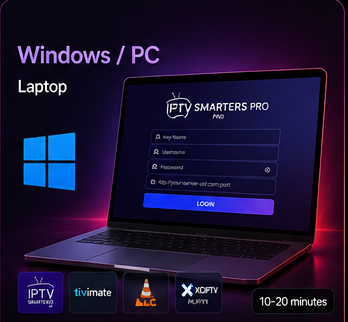 Windows PC and laptop IPTV setup guide